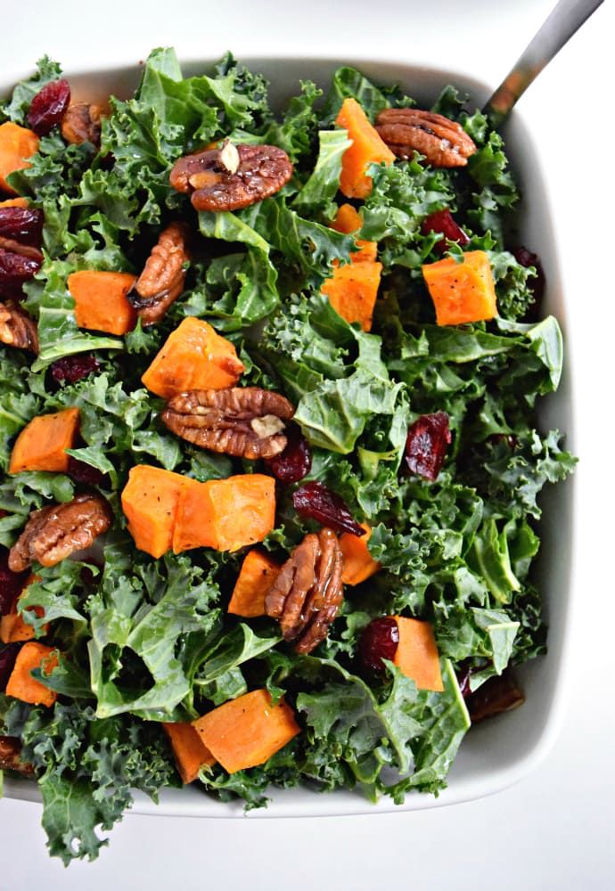 Autumn hemp salad