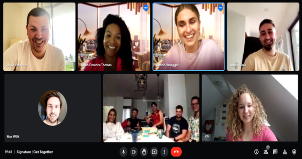 Our virtual dinner party